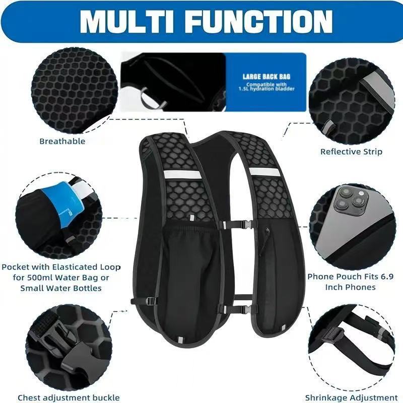 Chaleco Ligero para Correr y C - Running Gear Marathon reseña y precio