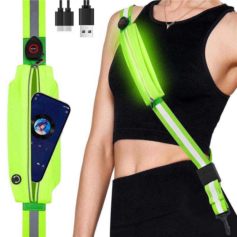 Cinturón Reflectante LED BTLIF - Running Gear Lights reseña y precio