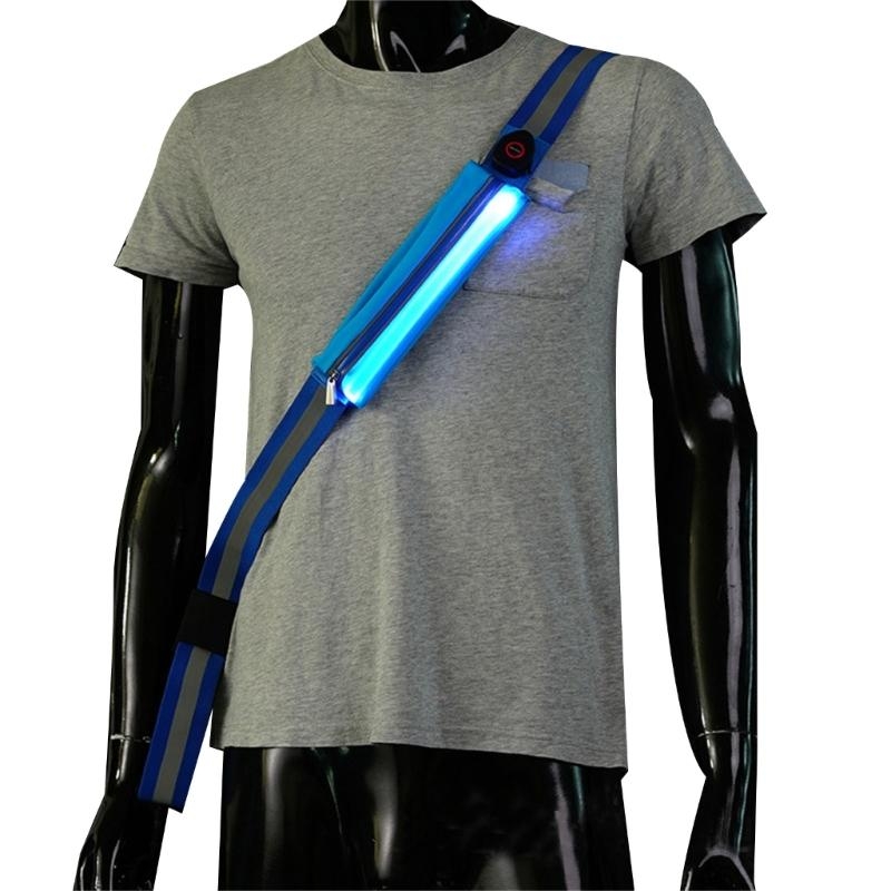 Cinturón reflectante LED visib - Running Gear Lights reseña y precio