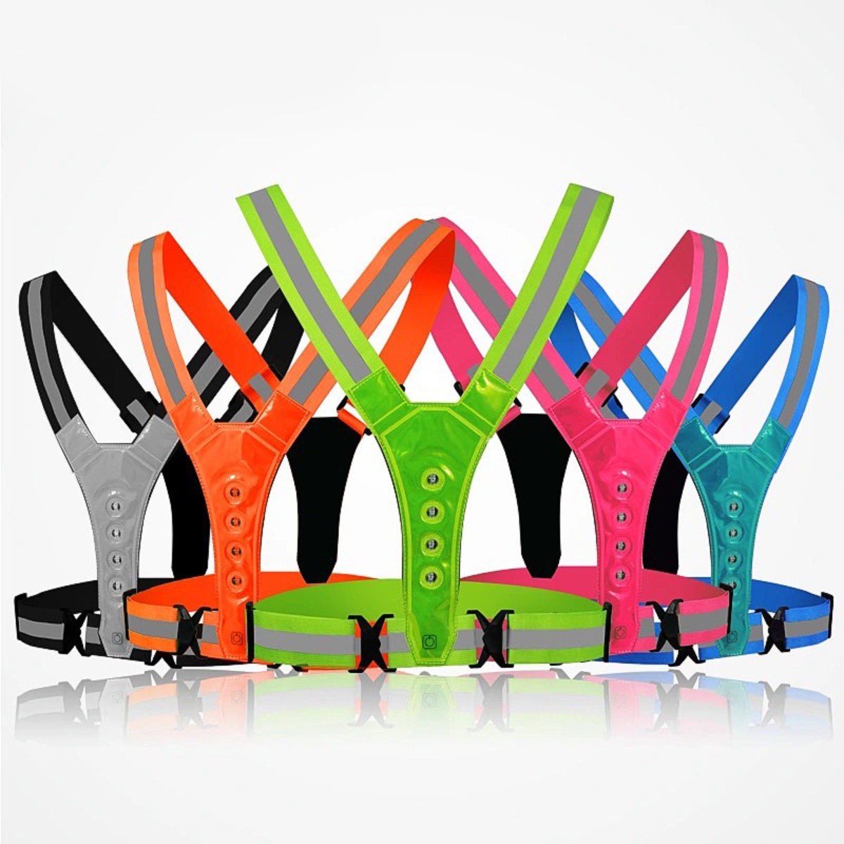 Chaleco de seguridad LED ajust - Running Gear Satisfy reseña y precio