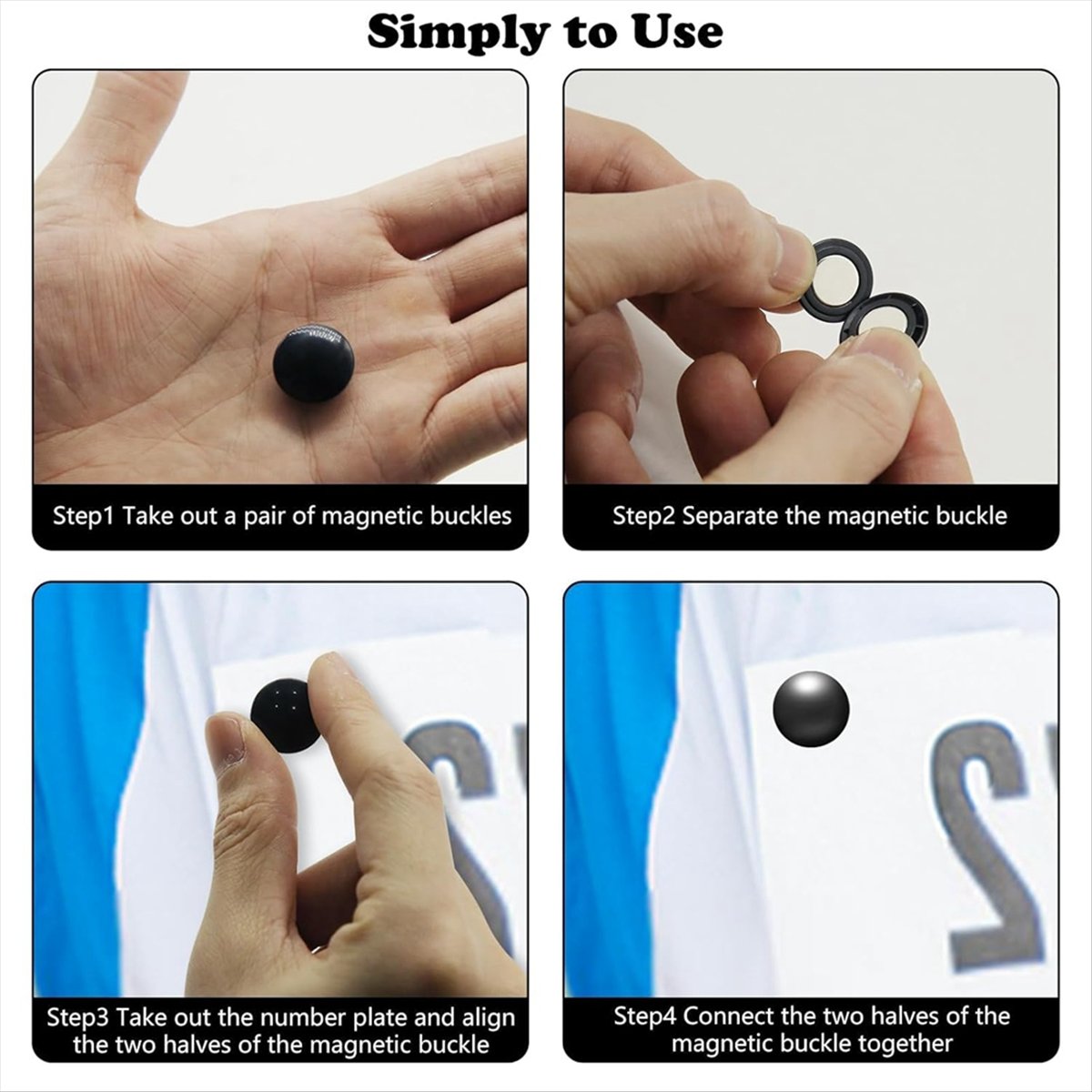 ABJX 12 unidades de clips para - Running Gear Marathon reseña y precio